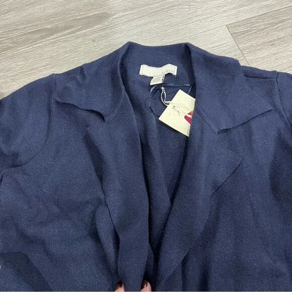 By Design Nordstrom Whitney One Button Blazer Cardigan Sweater M - Picture 6 of 7